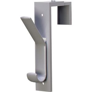 Deflecto Plastic Partition Hooks - 2 Hooks - 6.5" Height x 1.5" Width - for Garment Product Image 
