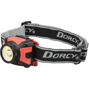 Dorcy Intl. Headlamp, 530 Lumen, 1-4/5"Wx2-3/10"Lx1-3/5"H, Black/Red (DCY414335) View Product Image