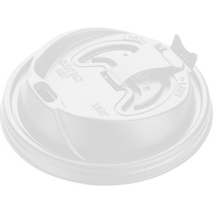 Dart Container Corp Hot/Cold Cup Lid, 12-24oz., Reclosable, 10PK/CT, White (DCC16RCLCT) View Product Image