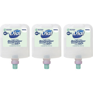Dial Hand Sanitizer Gel Refill - 1.27 quart - Bacteria Remover - Healthcare, Daycare, Office, School, Restaurant - Clear - Dye-free, Fragrance-free Product Image 