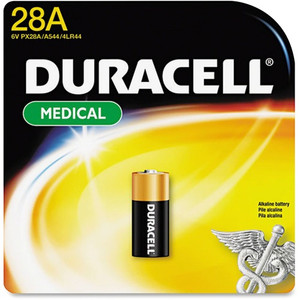 Duracell U.S.A. Photo Battery, Alkaline, 6 Volt, Black/Gold (DURPX28ABPK) View Product Image