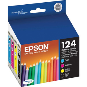 Epson Ink Cartridge, 170 Page Yield, Assorted (EPST124120BCS) View Product Image