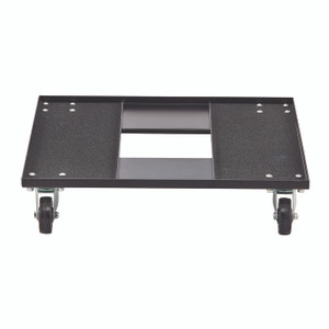 Safco Stacking Chair Cart, Metal, 23.13" x 23.13" x 4.5", Black View Product Image