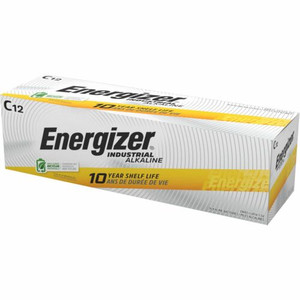 Energizer Industrial Alkaline C Battery Boxes of 12 - For Multipurpose - C - 8350 mAh - 12/Box Product Image 