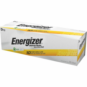 Energizer Industrial Alkaline D Battery Boxes of 12 - For Multipurpose - D - 2050 mAh - 12/Box Product Image 