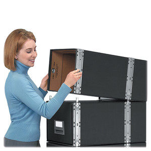 Bankers Box Metal Base File Storage Box - 16.88" Width x 25.38" Depth x 2.50" Height - (FEL15602) View Product Image