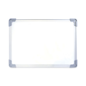Flipside Dual-Sided Desktop Dry Erase Board, 18 x 12, White Surface, Silver Aluminum Frame (FLP50000) View Product Image