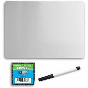 Flipside Dry Erase Board Set Class Pack - 9.5" (0.8 ft) Width x 12" (1 ft) Height - White Surface - Rectangle Product Image 