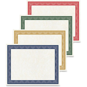 Geographics Blank Certificates, 40/PK, Ast (GEO48669) View Product Image