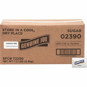 Genuine Joe Sugar Packets - 0.099 oz (2.8 g) Product Image 