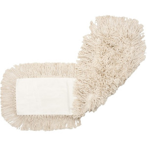 Genuine Joe Dust Mop Refill, Cotton, Launderable, 18"x5", Natural (GJO18500) View Product Image