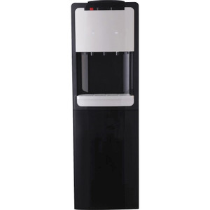 Genuine Joe Water Cooler, Hot/Cold, 13-2/5"Wx12-1/4"Lx38"H, BK/SR (GJO22554) View Product Image