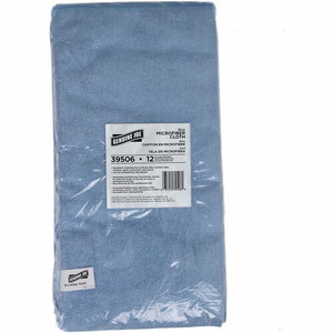 Genuine Joe General Purpose Microfiber Cloth - For Multipurpose - Cloth - 16" Length x 16" Width - Chemical Resistant, Oil-free, Lint-free, Non-scratching - Blue Product Image 