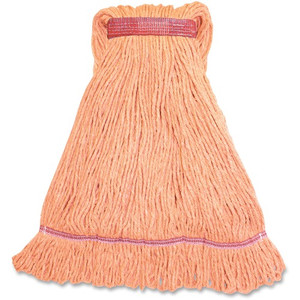 Genuine Joe Narrow Band Large Mophead - Large - Rayon, Cotton, Fiber, Cotton - (GJOLOR1B) Product Image 