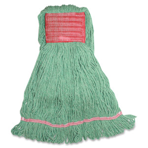 Genuine Joe GJOLGR5B, Synthetic Blend Large Mophead, 1 Each, Green (GJOLGR5B) View Product Image