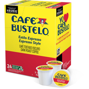 Caf&eacute Bustelo K-Cup Espresso Style Coffee - Compatible with Keurig Brewer - (GMT8996) View Product Image