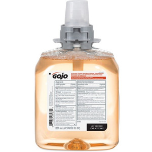 Gojo FMX-12 Refill Foam Antibacterial Handwash - Fresh Fruit Scent - 1.32 quart - Bacteria Remover - Hand - Antibacterial - (GOJ516204) Product Image 