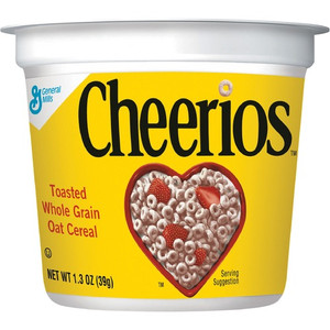 Cheerios Cereal-in-a-Cup - Original - 1 Serving Cup - 1.30 oz Product Image 