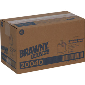 Brawny; Professional D400 Disposable Cleaning Towels With Bucket (GPC20040) View Product Image