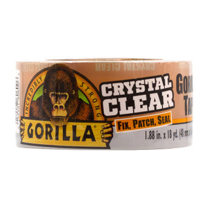 Gorilla Crystal Clear Tape, 3" Core, 1.88" x 18 yds (GOR6060002) View Product Image