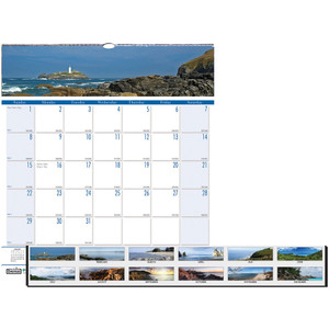 House of Doolittle Coastlines Monthly Wall Calendar (HOD328) View Product Image