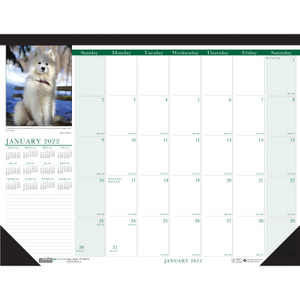House Of Doolittle Desk Pad, "Puppies", 12 Months, Jan-Dec, 22"x17" (HOD199) View Product Image