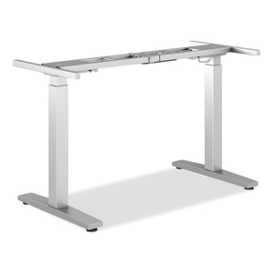 HON Coordinate Height-Adjustable Base, 60w x 23.07d x 26.25 to 43.5h, Silver (HONHAB2SSVRXUD) View Product Image