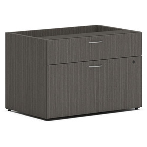 HON Mod HLPLCL3020BF Credenza - 21" Height x 30" Width x 20" Depth - 2 - Finish: Slate Teak Product Image 