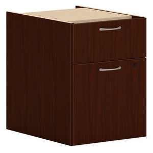 HON Mod HLPLPHBF Pedestal - 20" Height x 15" Width x 20" Depth - 2 x Box, File Drawer(s) - Finish: Traditional Mahogany Product Image 