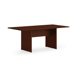 HON Mod Slab Base for 96" Table Tops, 63.5w x 29.23d x 28h, Traditional Mahogany (HONTBL96BSELT1) View Product Image