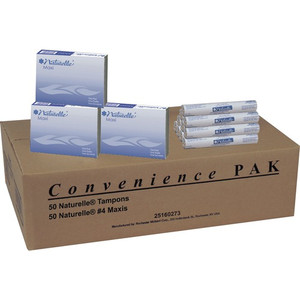 Impact Dual Vendor Hygiene Dispenser Convenience Pak - Individually Wrapped, Flushable, Anti-leak Product Image 