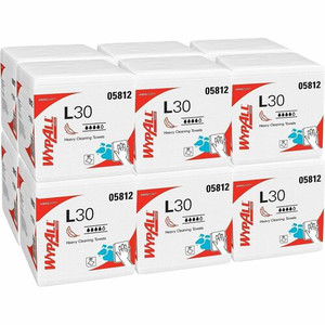 Wypall GeneralClean L30 Heavy Duty Cleaning Towels - WhitePack - 90/Pack Product Image 