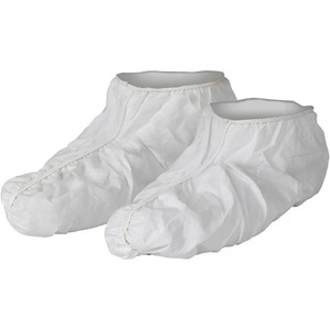 A40 Liquid/Particle Protection Shoe Covers, One Size Fits All, White, 300/Carton (KCC27000) View Product Image