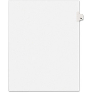 Kleer-Fax Numeric Laminated Tab Index Dividers (KLF91079) View Product Image