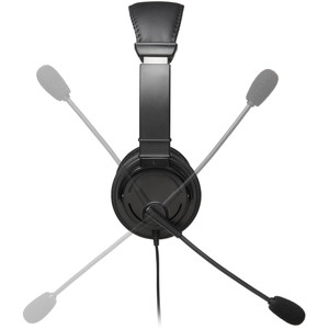 Kensington Headphones, w/ Mic, Hi-Fi, 7-9/10"Wx11-1/5"Lx2-4/5"H, BK (KMW97603) View Product Image
