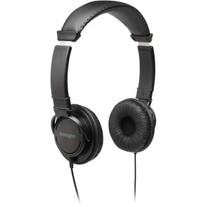 Kensington Headphones, Hi-Fi, 6"Wx8-1/2"Lx2"H, Black (KMW97602) View Product Image