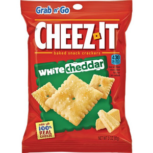 Keebler Co. Cheez-It Snack Crackers, 3 oz., 6/BX, White Cheddar (KEB31533) View Product Image