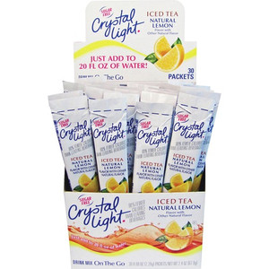 Kraft Foods Crystal Light Sticks, Sugar-free, 30/BX, Iced Tea (KRF00757) View Product Image