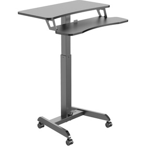 Kantek Mobile Sit-to-Stand Desk with Foot Pedal (KTKSTS350) View Product Image