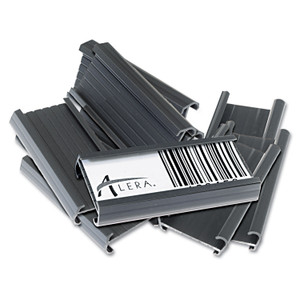 Alera Wire Shelving Shelf Tag, Side Load, 3" Long, Gray, 10/Pack View Product Image