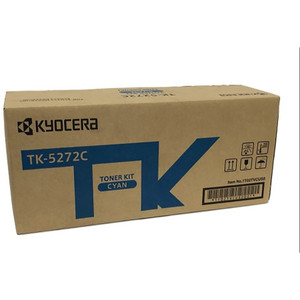 Kyocera TK-5272C Original Laser Toner Cartridge - Cyan - 1 Each (KYOTK5272C) View Product Image