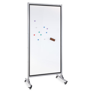 Lorell 2-Sided Dry Erase Easel, 37-1/2"x82-1/2", Black (LLR55630) View Product Image