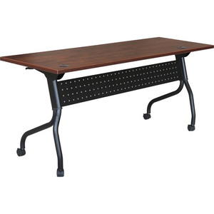 Lorell Flip Top Training Table - Rectangle Top - Four Leg Base - 4 Legs - 72" Table Top Width x 23.60" Table Top Depth - 29.50" Height x 28.70" Width x 23.63" Depth Product Image 