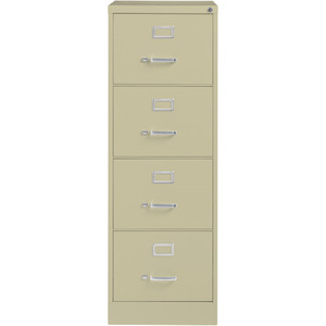 Lorell Vertical File, 4-Drawer, Legal, 18"x26-1/2"x52", Putty (LLR60197) View Product Image