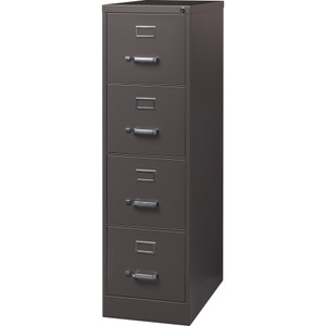 Lorell Vertical File, 4 Drawer, 15"x26-1/2"x52", Medium Tone (LLR60155) View Product Image