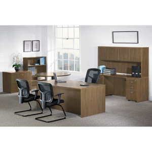 Lorell Desk, 60"x30"x29-1/2", Walnut (LLR69968) View Product Image