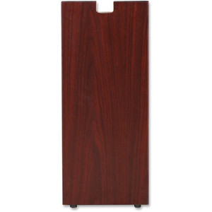 Lorell Essentials Series Credenza Half Leg - Rectangular Base - 28" Height x 11.75" Width x 1" Depth - Assembly Required - Laminated, Mahogany Product Image 