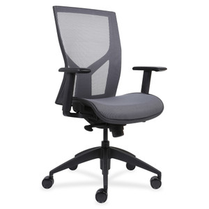 Lorell High-Back Chair with Mesh Back & Seat (LLR83110) View Product Image