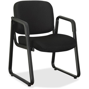 Lorell Black Fabric Guest Chair (LLR84576) View Product Image