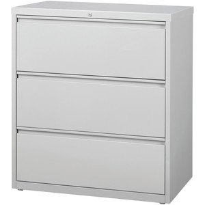 Lorell 3-Drawer Light Gray Lateral Files (LLR88029) View Product Image